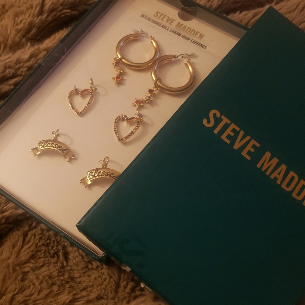 Steve Madden interchangeable earrings
